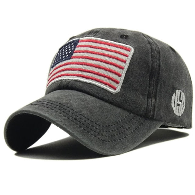 Wholsale Fashion USA Flag Camouflage Baseball Cap For Men Women Snapback Hat Army American Flag Bone Trucker High Quality Gorras