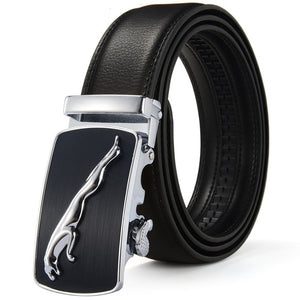 2020 leather Quality Automatic Buckle black Belts Cummerbunds cinturon hombre Men Belt Male Genuine Leather Strap Belts For Men