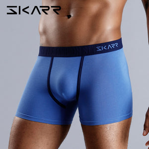 SKARR Men Boxers Underwear Men Boxer Shorts Underpants Mens Underware Boxershorts Sexy Cotton Brand Comfortable Breathable Soft