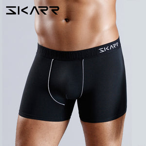 SKARR Men Boxers Underwear Men Boxer Shorts Underpants Mens Underware Boxershorts Sexy Cotton Brand Comfortable Breathable Soft