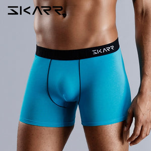 SKARR Men Boxers Underwear Men Boxer Shorts Underpants Mens Underware Boxershorts Sexy Cotton Brand Comfortable Breathable Soft