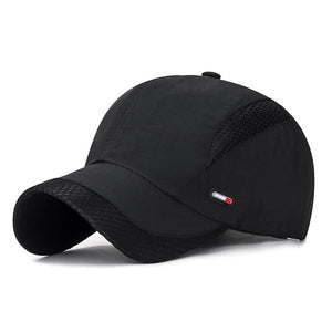 2020 Summer New Mens Outdoor Sport Sunscreen Baseball Hat Running Visor Cap Breathable Quick Dry Mesh Caps Gorras Chapeu