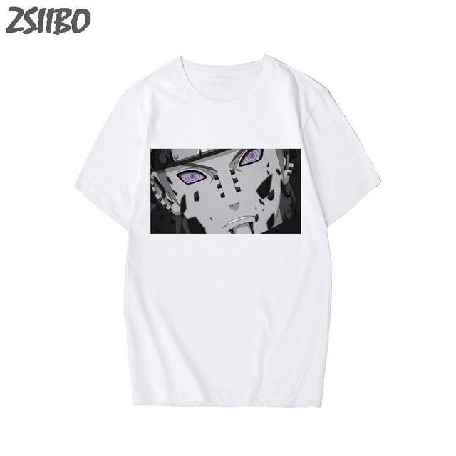 Men's tshirt Naruto Summer Harajuku Cool Unisex Short Sleeve t shirt Japanese Anime Funny Printed Streetwear Plus size T-shirt