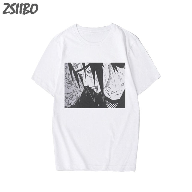 Men's tshirt Naruto Summer Harajuku Cool Unisex Short Sleeve t shirt Japanese Anime Funny Printed Streetwear Plus size T-shirt