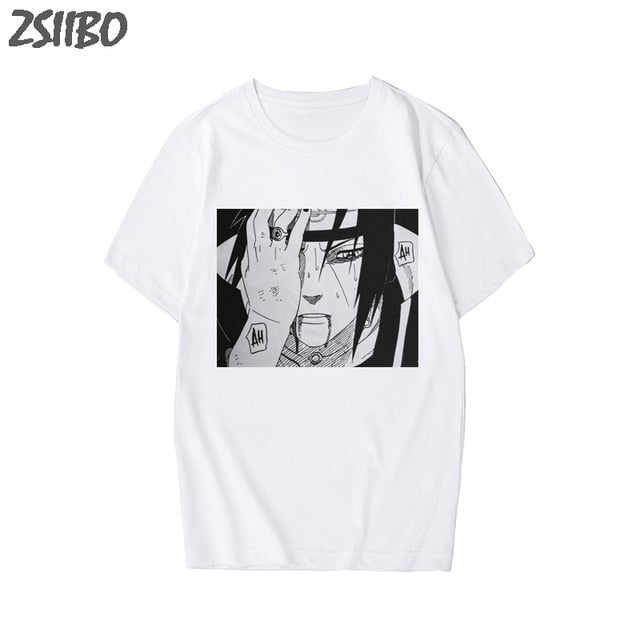 Men's tshirt Naruto Summer Harajuku Cool Unisex Short Sleeve t shirt Japanese Anime Funny Printed Streetwear Plus size T-shirt