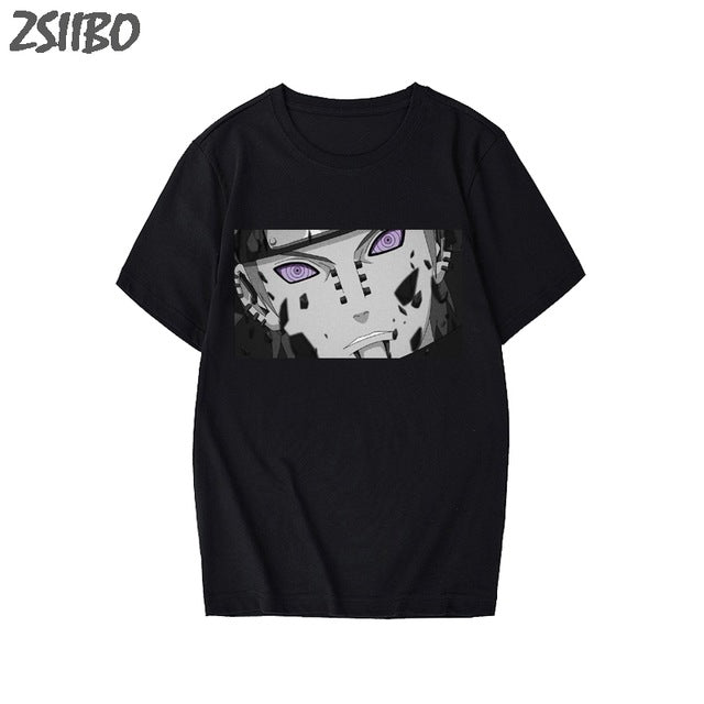 Men's tshirt Naruto Summer Harajuku Cool Unisex Short Sleeve t shirt Japanese Anime Funny Printed Streetwear Plus size T-shirt