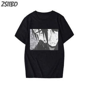 Men's tshirt Naruto Summer Harajuku Cool Unisex Short Sleeve t shirt Japanese Anime Funny Printed Streetwear Plus size T-shirt