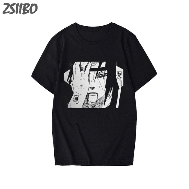 Men's tshirt Naruto Summer Harajuku Cool Unisex Short Sleeve t shirt Japanese Anime Funny Printed Streetwear Plus size T-shirt