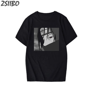 Men's tshirt Naruto Summer Harajuku Cool Unisex Short Sleeve t shirt Japanese Anime Funny Printed Streetwear Plus size T-shirt