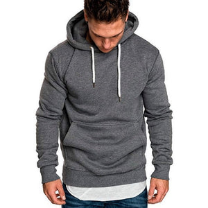 2020 Sweater Men Solid Pullovers New Fashion Men Casual Hooded Sweater Autumn Winter Warm Femme Men Clothes Slim Fit Jumpers