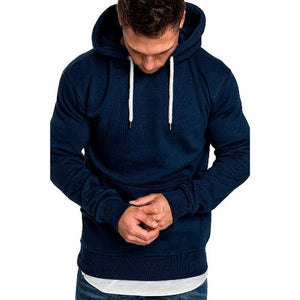 2020 Sweater Men Solid Pullovers New Fashion Men Casual Hooded Sweater Autumn Winter Warm Femme Men Clothes Slim Fit Jumpers