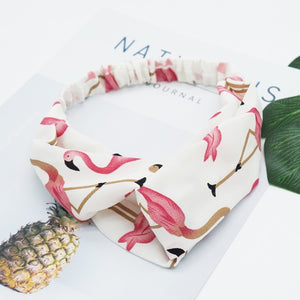 Fashion Women Girls   Bohemian Hair Bands Print Headbands Vintage Cross Turban Bandage Bandanas HairBands Hair Accessories