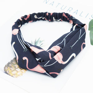 Fashion Women Girls   Bohemian Hair Bands Print Headbands Vintage Cross Turban Bandage Bandanas HairBands Hair Accessories