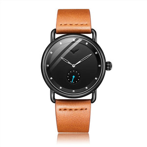 2020 ONOLA top brand leather men watches clock fashion sport simple casual waterproof Wrist watch men relogio masculino