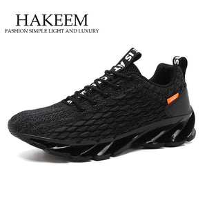 Men Shoes Casual Shoes Men Fashions Male Mesh Shoes Men Sneakers Big Size Zapatillas Hombre Blue 2019 New sport Blade Shoes