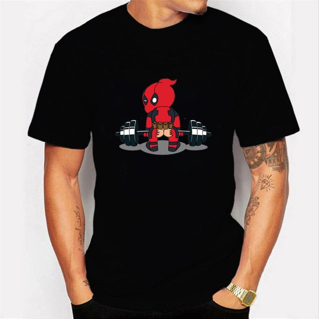 2020 Harajuku T-shirt Deadpool T Shirt Casual Short Male Tops I Am Unicorn Letter Cool Men Clothes Streetwear Camisetas Hombre