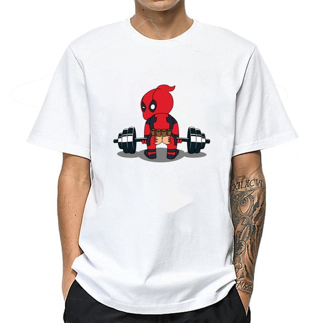 2020 Harajuku T-shirt Deadpool T Shirt Casual Short Male Tops I Am Unicorn Letter Cool Men Clothes Streetwear Camisetas Hombre