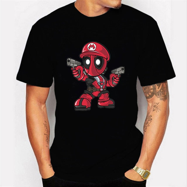 2020 Harajuku T-shirt Deadpool T Shirt Casual Short Male Tops I Am Unicorn Letter Cool Men Clothes Streetwear Camisetas Hombre