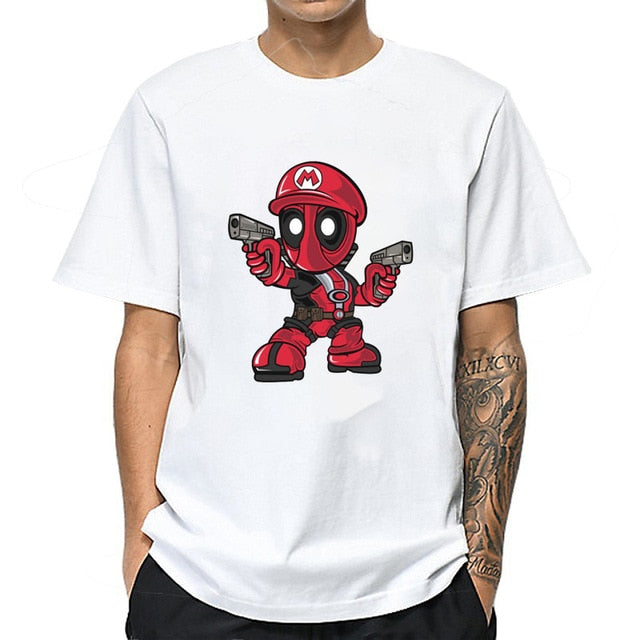 2020 Harajuku T-shirt Deadpool T Shirt Casual Short Male Tops I Am Unicorn Letter Cool Men Clothes Streetwear Camisetas Hombre