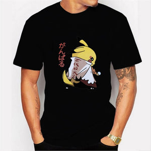 2020 NO COFFEE NO WORKEE T Shirt PIKACHU POKEMON-pika Tshirt O-Neck Short Funny Mens Shirts T Shirts Pokemon-pikachu Men Tops Tees