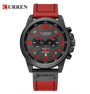 Top New CURREN 8314  Watches Top Brand Luxury Men Military Sport Wristwatch Leather Quartz Watch Waterproof Relogio Masculino