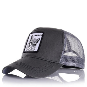 Hot Sell Baseball Cap For Women Summer Mesh cap Men Embroidery Animal Bones Hip Hop Hat Casual Cotton hat Dropshiopping