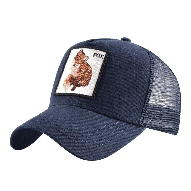 Hot Sell Baseball Cap For Women Summer Mesh cap Men Embroidery Animal Bones Hip Hop Hat Casual Cotton hat Dropshiopping