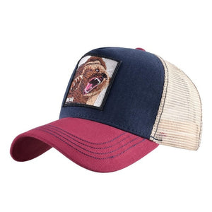 Hot Sell Baseball Cap For Women Summer Mesh cap Men Embroidery Animal Bones Hip Hop Hat Casual Cotton hat Dropshiopping