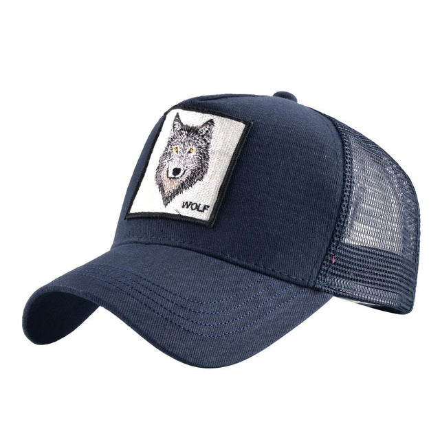 Hot Sell Baseball Cap For Women Summer Mesh cap Men Embroidery Animal Bones Hip Hop Hat Casual Cotton hat Dropshiopping