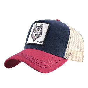 Hot Sell Baseball Cap For Women Summer Mesh cap Men Embroidery Animal Bones Hip Hop Hat Casual Cotton hat Dropshiopping