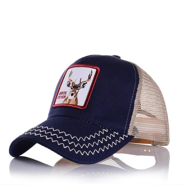 Hot Sell Baseball Cap For Women Summer Mesh cap Men Embroidery Animal Bones Hip Hop Hat Casual Cotton hat Dropshiopping