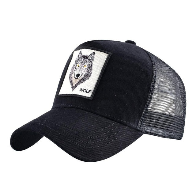 Hot Sell Baseball Cap For Women Summer Mesh cap Men Embroidery Animal Bones Hip Hop Hat Casual Cotton hat Dropshiopping