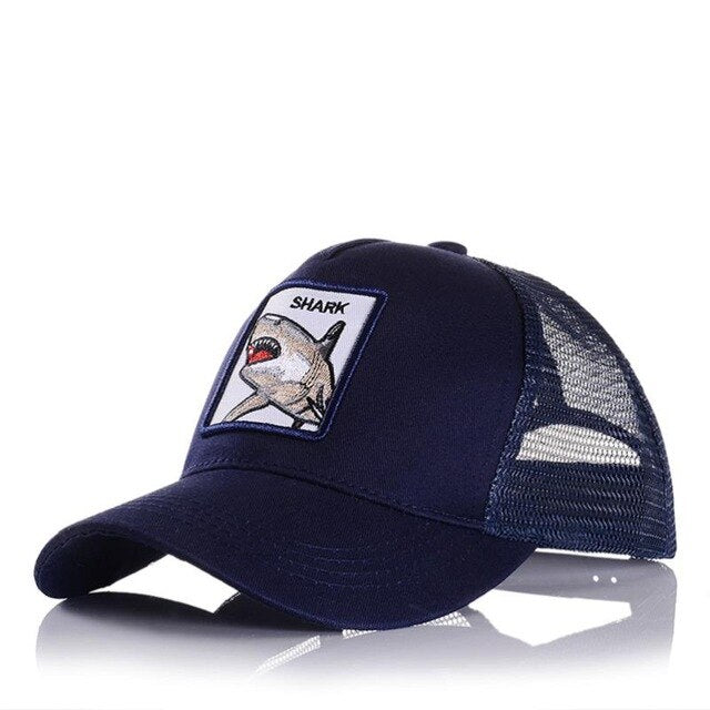 Hot Sell Baseball Cap For Women Summer Mesh cap Men Embroidery Animal Bones Hip Hop Hat Casual Cotton hat Dropshiopping