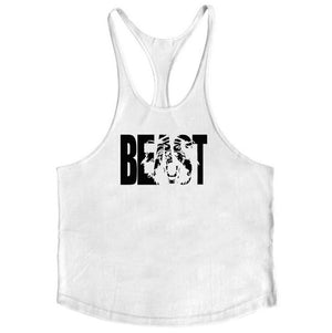 Muscleguys Cotton Gyms Tank Tops Men Sleeveless Tanktops For Boys Bodybuilding Clothing Undershirt Fitness Stringer Vest