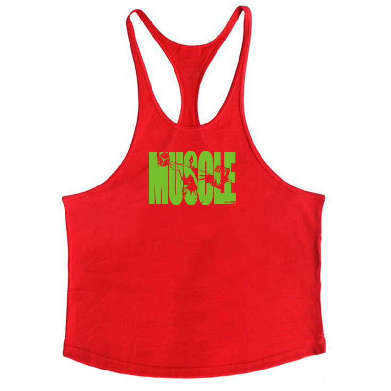 Muscleguys Cotton Gyms Tank Tops Men Sleeveless Tanktops For Boys Bodybuilding Clothing Undershirt Fitness Stringer Vest