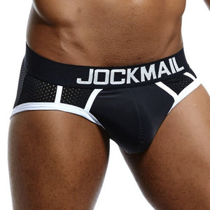 JOCKMAIL Men Underwear Mesh Qucik-Dry Sexy Men Briefs Breathable Mens Slip Cueca Male Panties Underpants Briefs Gay Underwear