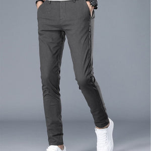 Brand Men Pants Casual Mens Business Male Trousers Classics Mid weight Straight Full Length Fashion breathing Pant