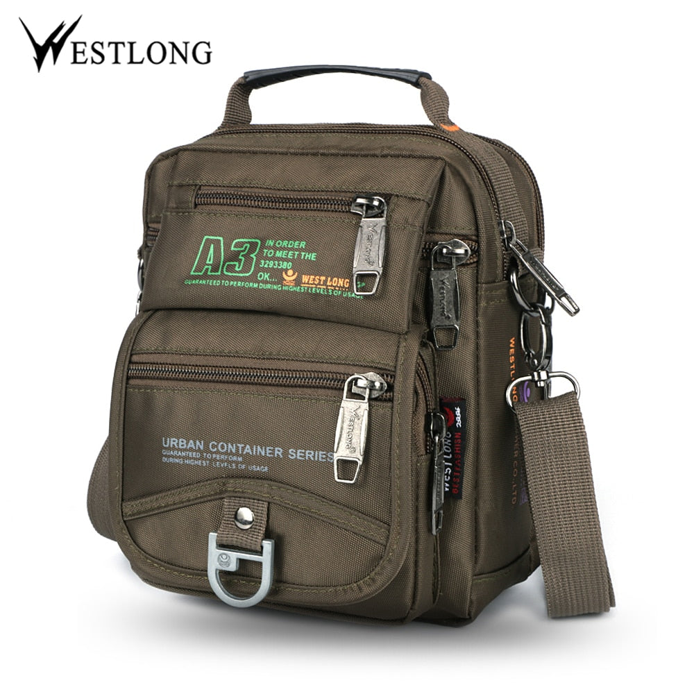 New 3705W Men Messenger Bags Casual Multifunction Small Travel Bags Waterproof Style Shoulder Fashion Military Crossbody Bags